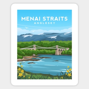 Menai Straits, Anglesey - North Wales Sticker